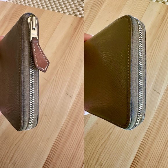 Hermes Silk In Zip Around Classic Long Wallet - Picture 5 of 11